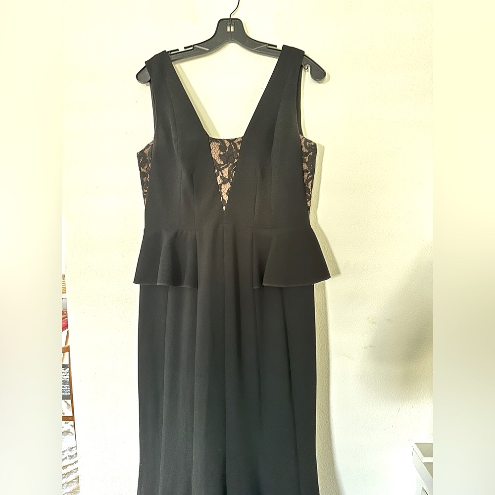 BCBGMaxAzria Black Lace Wedding Dress